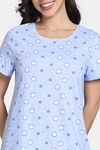 Zivame Knit Cotton Mid Length Nightdress - Dutch Canel — thumbnail 5